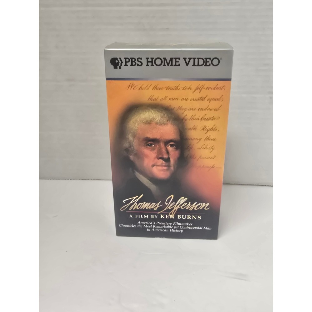 Vintage Thomas Jefferson A Film by Ken Burns PBS Home Video VHS 2-Tape Set